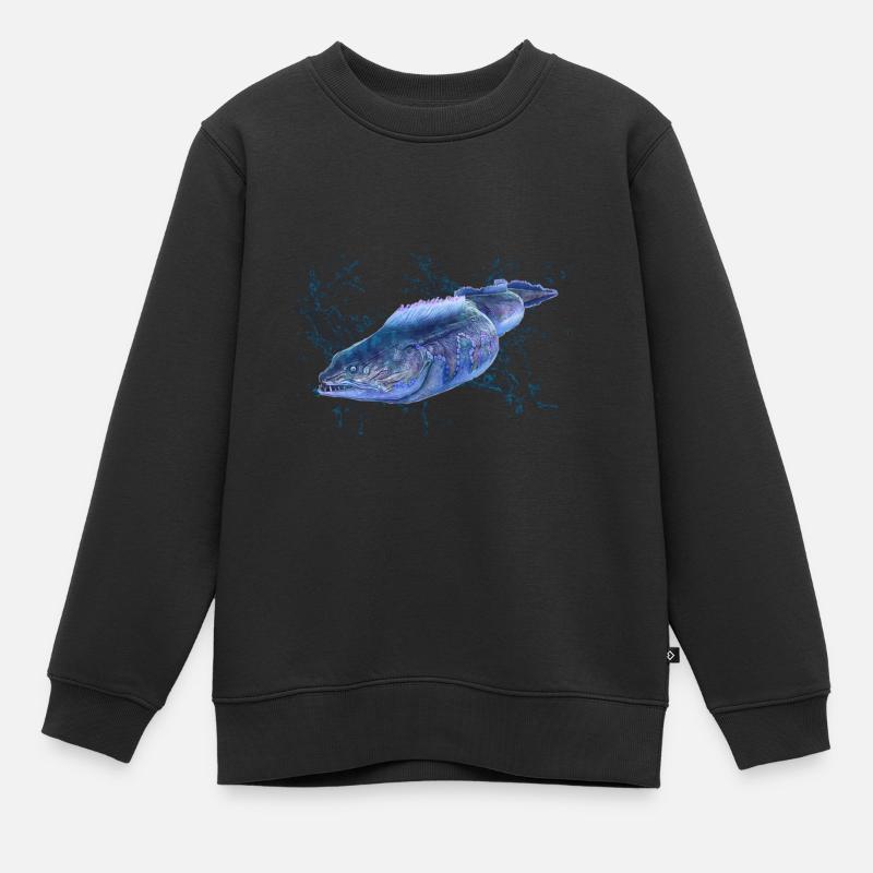 Murène - Sweat Premium enfant bio - noir