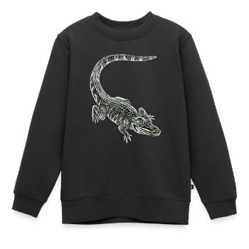Alligator - Kinder Premium Organic Sweatshirt - Schwarz - Vorne - AI Model Kid Female (0cm)