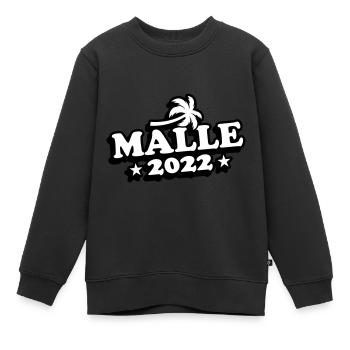 Malle 2022 Palme - Kinder Premium Organic Sweatshirt - Schwarz - Vorne - AI Model Kid Female (0cm)