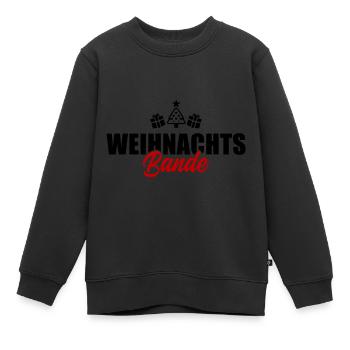 Weihnachts Bande - Kinder Premium Organic Sweatshirt - Schwarz - Vorne - AI Model Kid Female (0cm)