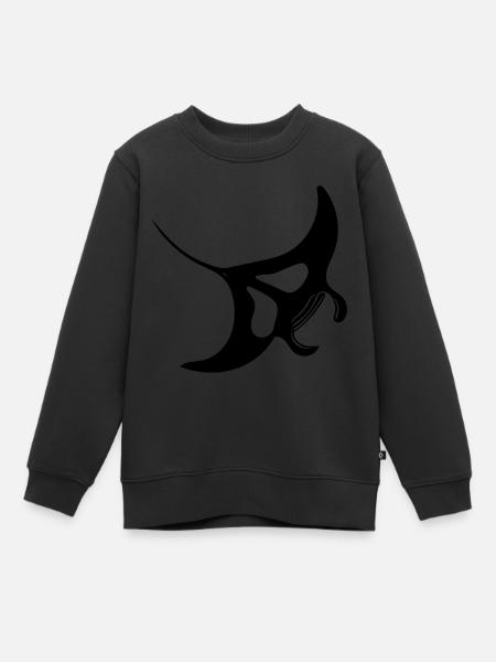Manta Rochen Vector - Sweat Premium enfant bio - noir