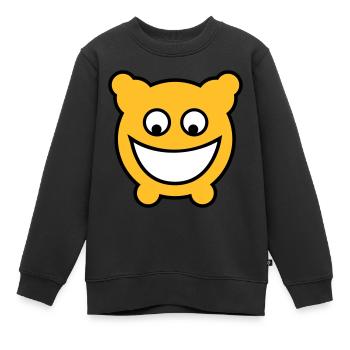 Gloomy est heureux! - Sweat Premium enfant bio - noir - Devant - AI Model Kid Female (0cm)