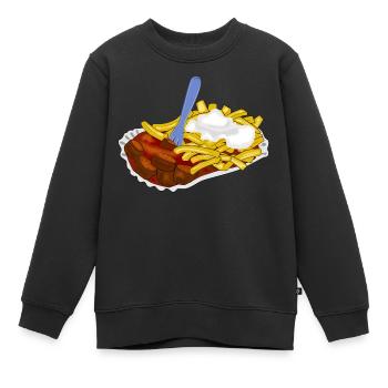 pomme de terre - Sweat Premium enfant bio - noir - Devant - AI Model Kid Female (0cm)