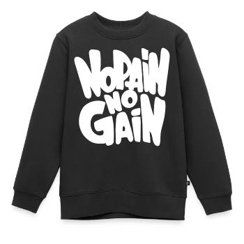 Gym Sport Kraftsport - Kinder Premium Organic Sweatshirt - Schwarz - Vorne - AI Model Kid Female (0cm)