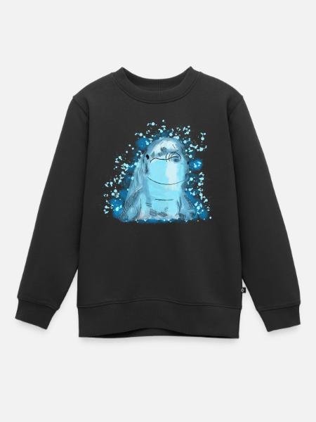 Dauphin - Sweat Premium enfant bio - noir