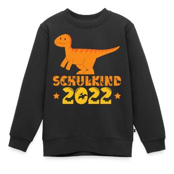 Schulkind 2022 Einschulung 1. Klasse - Kinder Premium Organic Sweatshirt - Schwarz - Vorne - AI Model Kid Female (0cm)
