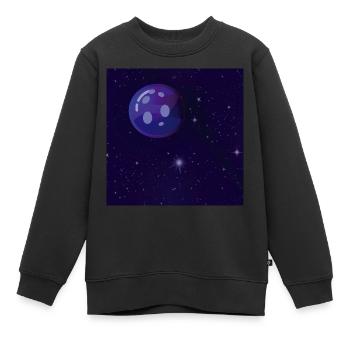 Neptune - Kinder Premium Organic Sweatshirt - Schwarz - Vorne - AI Model Kid Female (0cm)