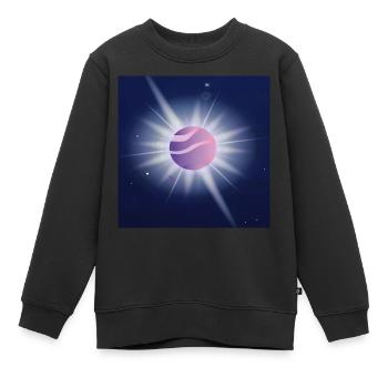 Jupiter - Kinder Premium Organic Sweatshirt - Schwarz - Vorne - AI Model Kid Female (0cm)
