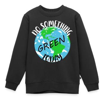 Naturschutz Klima Naturschützer Meer - Kinder Premium Organic Sweatshirt - Schwarz - Vorne - AI Model Kid Female (0cm)