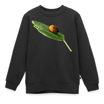 Glückskäferchen Marienkäfer ohne text - Kinder Premium Organic Sweatshirt - Schwarz - Vorne - AI Model Kid Female (0cm)