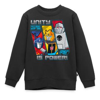 Transformers Earth Spark Optimus Prime Bumblebee - Sweat Premium enfant bio - noir - Devant - AI Model Kid Female (0cm)