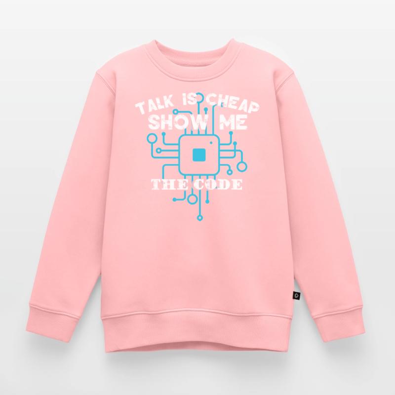 Funny Coder Coding Kids Premium Organic Sweatshirt