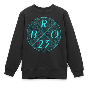 Bro 23 bro 23 - Kinder Premium Organic Sweatshirt - Schwarz - Vorne - AI Model Kid Female (0cm)