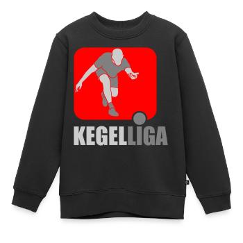 Kegel Liga | Farben änderbar - Kinder Premium Organic Sweatshirt - Schwarz - Vorne - AI Model Kid Female (0cm)