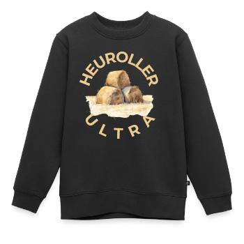 Heuroller Ultra L - Kinder Premium Organic Sweatshirt - Schwarz - Vorne - AI Model Kid Female (0cm)