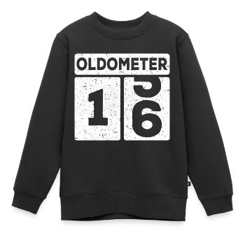 16e anniversaire 16 ans Drôle 16e anniversaire - Sweat Premium enfant bio - noir - Devant - AI Model Kid Female (0cm)