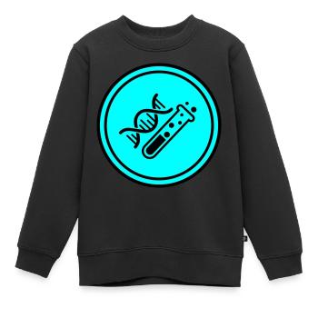 Reagenzglas chemie - Kinder Premium Organic Sweatshirt - Schwarz - Vorne - AI Model Kid Female (0cm)