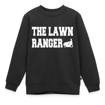 THE LAWN RANGER - Kinder Premium Organic Sweatshirt - Schwarz - Vorne - AI Model Kid Female (0cm)