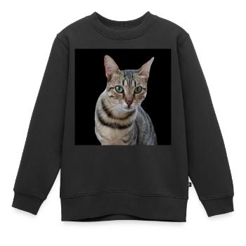 Chats chats - Sweat Premium enfant bio - noir - Devant - AI Model Kid Female (0cm)
