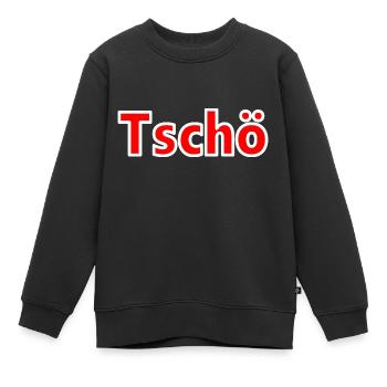 Köln Tschö mít Ö - kölsche Sproch - Kinder Premium Organic Sweatshirt - Schwarz - Vorne - AI Model Kid Female (0cm)