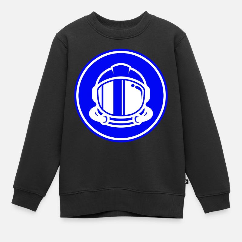 Icône d’astronaute - Sweat Premium enfant bio - noir