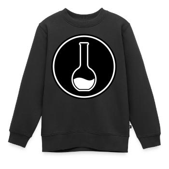 chimiste éprouvette - Sweat Premium enfant bio - noir - Devant - AI Model Kid Female (0cm)