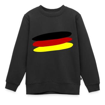 Drapeau de l’Allemagne - Sweat Premium enfant bio - noir - Devant - AI Model Kid Female (0cm)