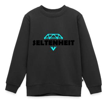 Seltenheit Unikat - Kinder Premium Organic Sweatshirt - Schwarz - Vorne - AI Model Kid Female (0cm)