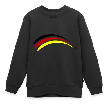 Drapeau de l’Allemagne - Sweat Premium enfant bio - noir - Devant - AI Model Kid Female (0cm)