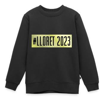 Lloret De Mar 2023 - Kinder Premium Organic Sweatshirt - Schwarz - Vorne - AI Model Kid Female (0cm)