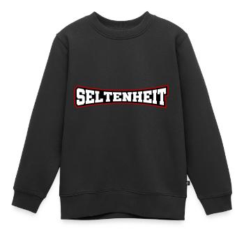 Seltenheit Selten Spruch Motto - Kinder Premium Organic Sweatshirt - Schwarz - Vorne - AI Model Kid Female (0cm)
