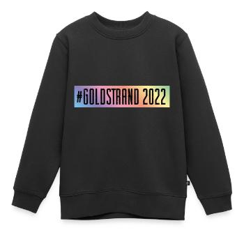 Goldstrand 2022 - Kinder Premium Organic Sweatshirt - Schwarz - Vorne - AI Model Kid Female (0cm)