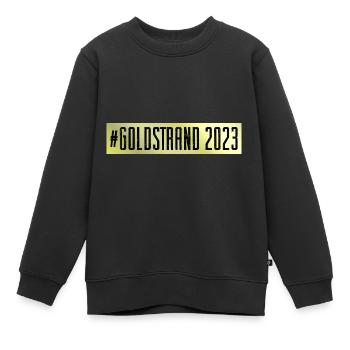 Goldstrand 2023 - Kinder Premium Organic Sweatshirt - Schwarz - Vorne - AI Model Kid Female (0cm)