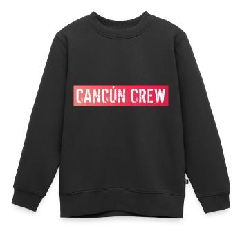Cancun Crew - Kinder Premium Organic Sweatshirt - Schwarz - Vorne - AI Model Kid Female (0cm)