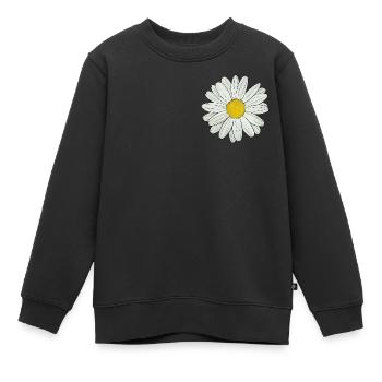 Gänseblümchen - Kinder Premium Organic Sweatshirt - Schwarz - Vorne - AI Model Kid Female (0cm)