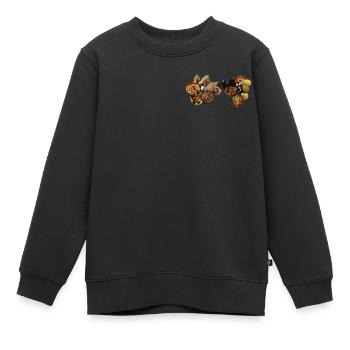 Japanische Gerichte in kleinen - Kinder Premium Organic Sweatshirt - Schwarz - Vorne - AI Model Kid Female (0cm)