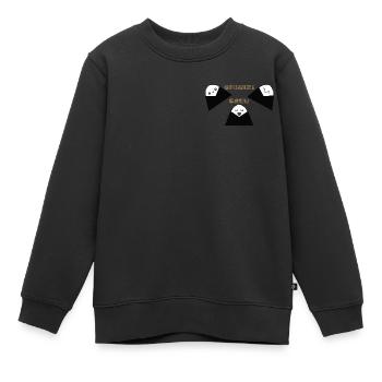 ONIGIRI BESATZUNG - Kinder Premium Organic Sweatshirt - Schwarz - Vorne - AI Model Kid Female (0cm)