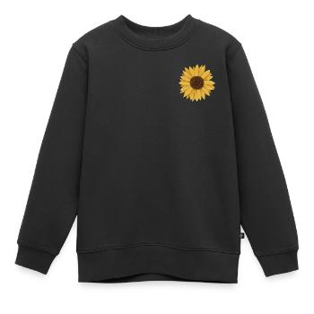 Sunflower - Kinder Premium Organic Sweatshirt - Schwarz - Vorne - AI Model Kid Female (0cm)