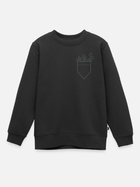 Plantes de poche - Sweat Premium enfant bio - noir