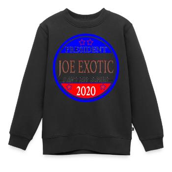 Joe Exotic Tiger Président USA 2020 - Sweat Premium enfant bio - noir - Devant - AI Model Kid Female (0cm)