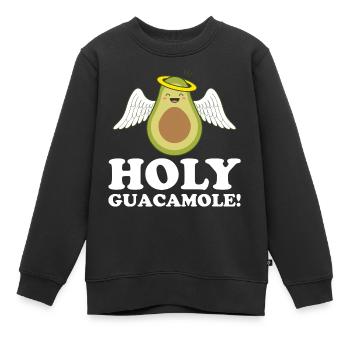 Holly Guacamole - Kinder Premium Organic Sweatshirt - Schwarz - Vorne - AI Model Kid Female (0cm)