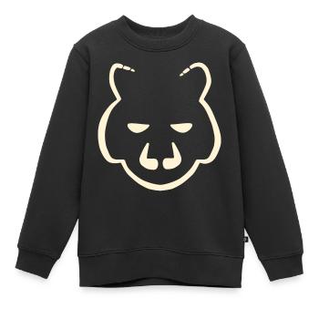 Regard de couguar - Sweat Premium enfant bio - noir - Devant - AI Model Kid Female (0cm)