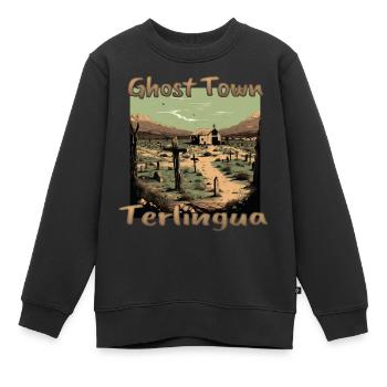 Terlingua, Texas: Die Geisterstadt im Herzen der W - Kinder Premium Organic Sweatshirt - Schwarz - Vorne - AI Model Kid Female (0cm)