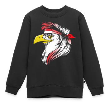 Singapur - Kinder Premium Organic Sweatshirt - Schwarz - Vorne - AI Model Kid Female (0cm)