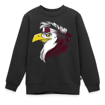 Katar - Kinder Premium Organic Sweatshirt - Schwarz - Vorne - AI Model Kid Female (0cm)