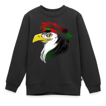 Martinique - Sweat Premium enfant bio - noir - Devant - AI Model Kid Female (0cm)
