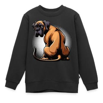 Great Dane Great Dane Owner Great Dane Fan - Kids Premium Organic Sweatshirt - black - Front - AI Model Kid Female (0cm)
