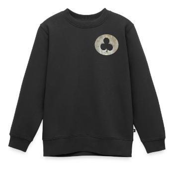 Kleeblatt - Kinder Premium Organic Sweatshirt - Schwarz - Vorne - AI Model Kid Female (0cm)