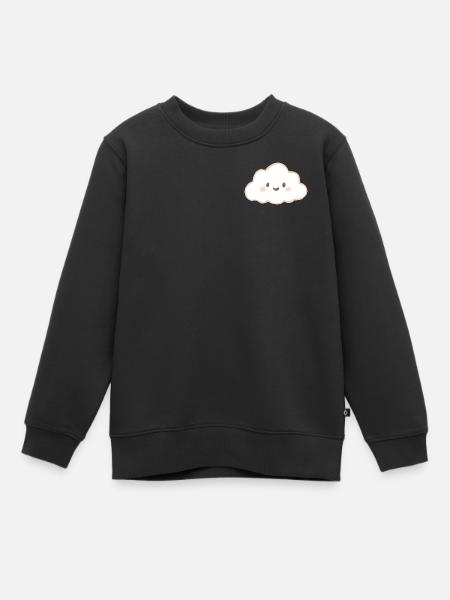 nuage - Sweat Premium enfant bio - noir
