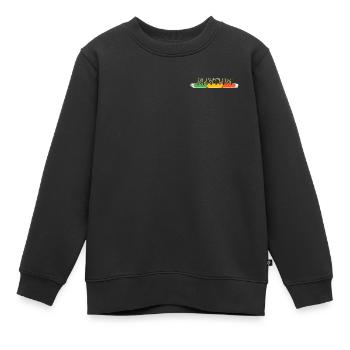 Reggae-Rhythmus - Kinder Premium Organic Sweatshirt - Schwarz - Vorne - AI Model Kid Female (0cm)